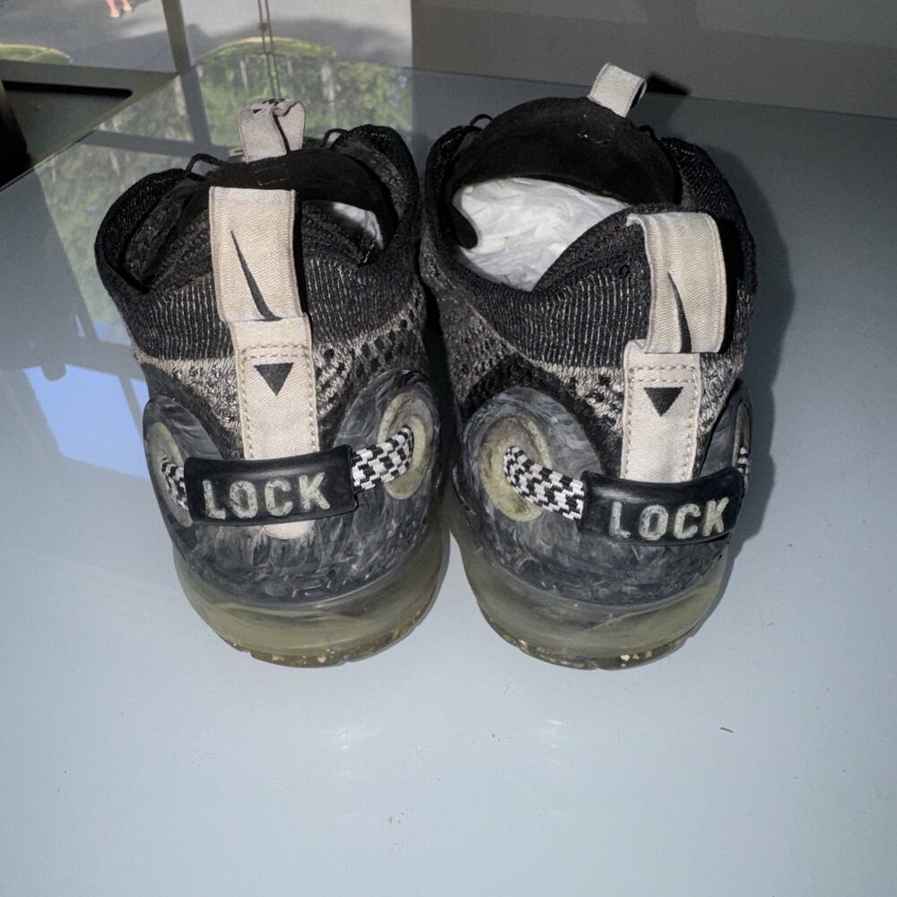 Nike Air VaporMax 2020 Flyknit Oreo Gray Black Mens 8.5 Sneakers CT1823-001 - Picture 6 of 9